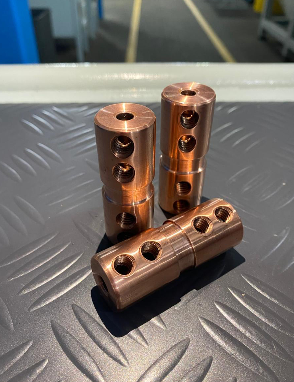 Conector de cobre electrolítico